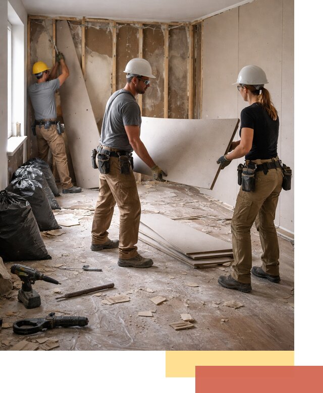 Демонтаж стеновых панелей в чайковском быстро и аккуратно