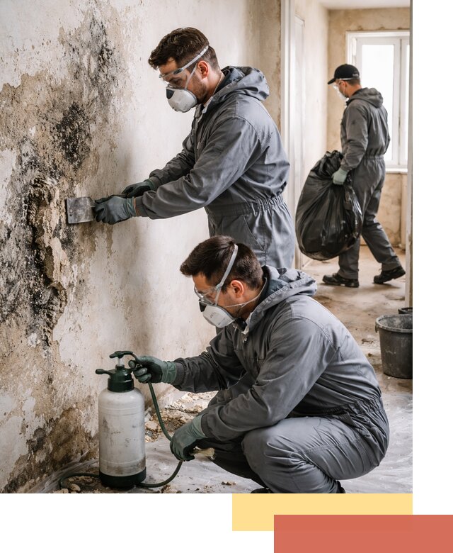 Удаление плесени со стен профессионально в чайковском