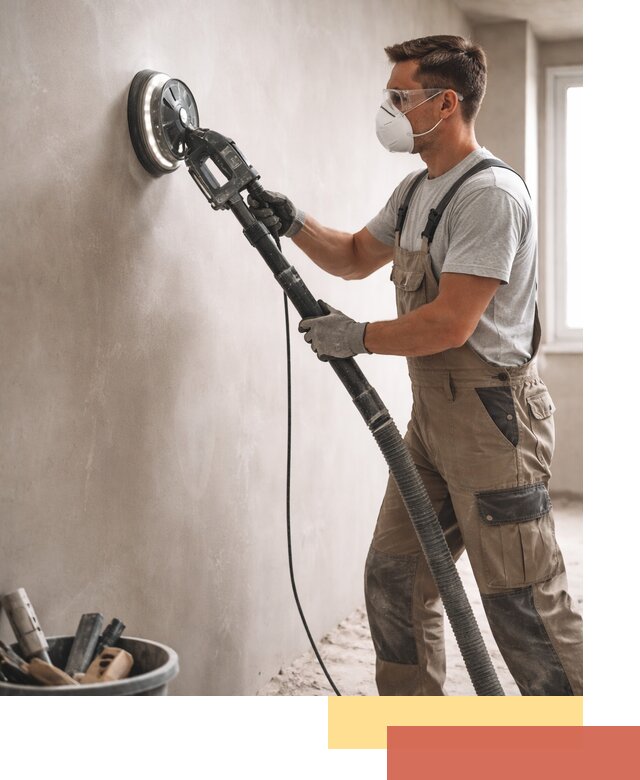 Профессиональная шлифовка стен в чайковском быстро и качественно