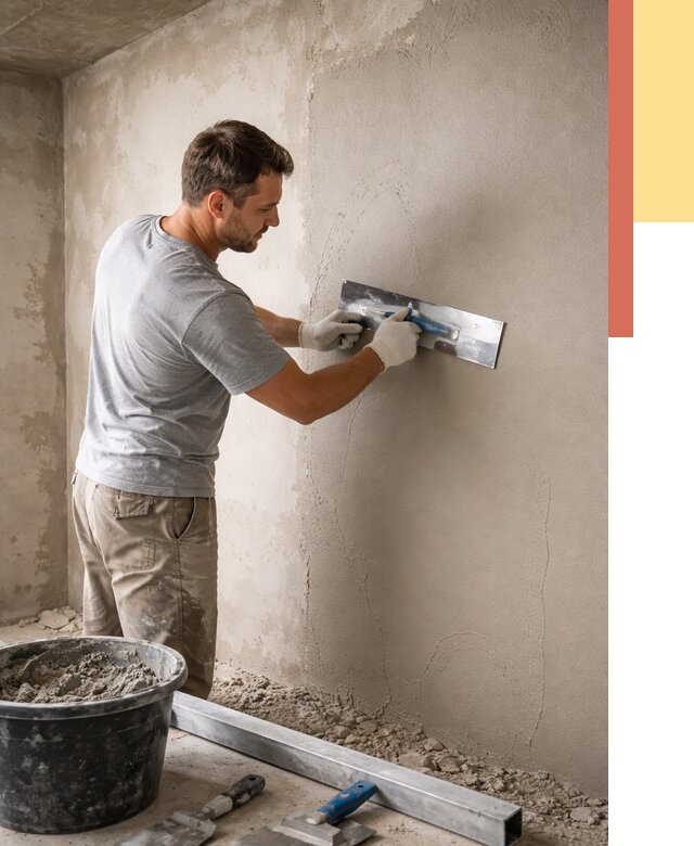 Штукатурка стен без маяков в чайковском от 7287 руб/м2 — услуги и цена | ОТДЕЛОЧНИК-Чкв
