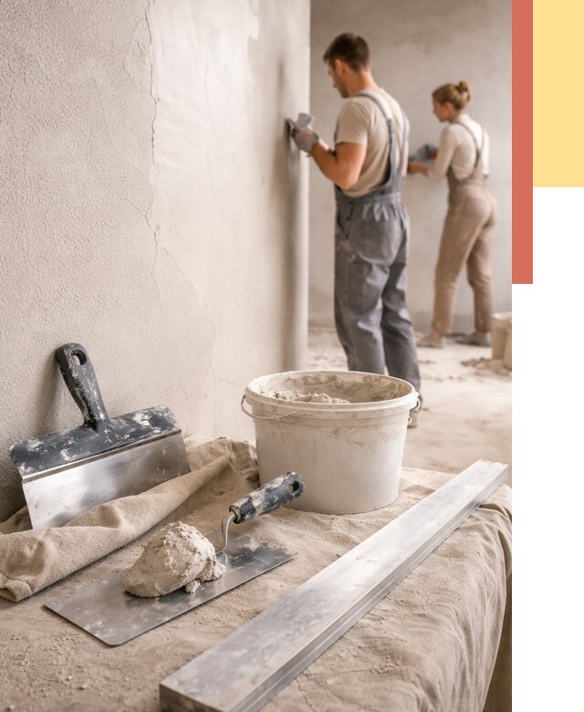 Штукатурка стен гипсовая в чайковском от 4554 руб/м2 — быстро и недорого | ОТДЕЛОЧНИК-Чкв