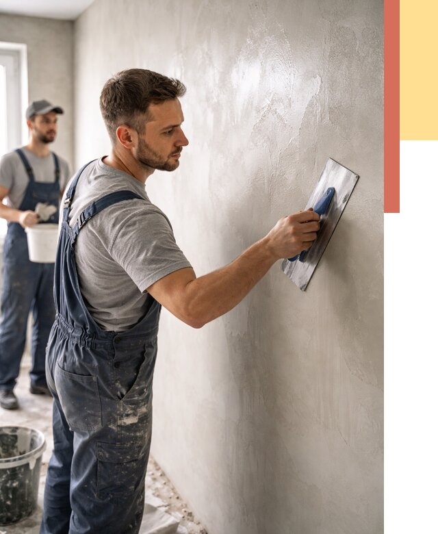 Глянцевание штукатурки стен в чайковском от 7591 руб. — услуги и затирка | ОТДЕЛОЧНИК-Чкв