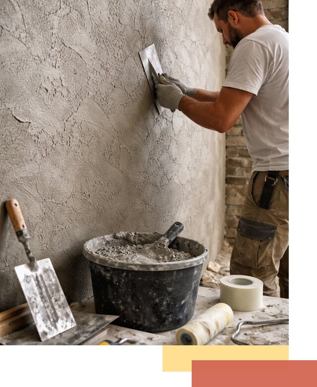 Декоративная штукатурка лофт в чайковском — отделка стен и потолков