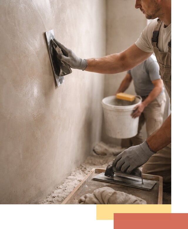 Нанесение марокканской штукатурки таделакт в чайковском