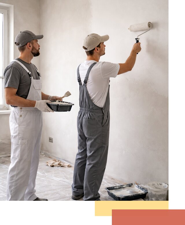 Покраска стен водоэмульсионной краской в чайковском