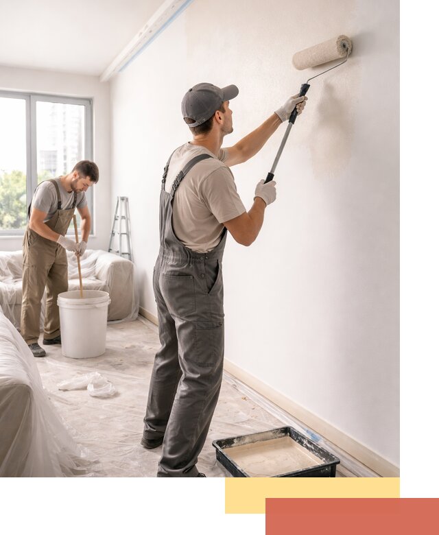 Покраска стен в офисе в чайковском — быстрый и качественный ремонт