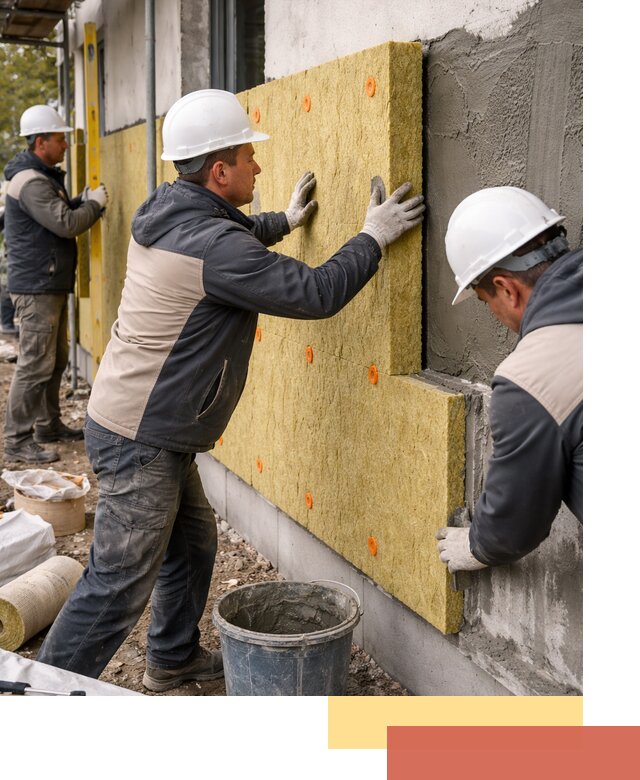 Утепление стен минватой в чайковском — тепло и звукоизоляция