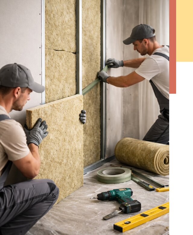 Шумоизоляция стен в чайковском под ключ от 1872 руб. | ОТДЕЛОЧНИК-Чкв