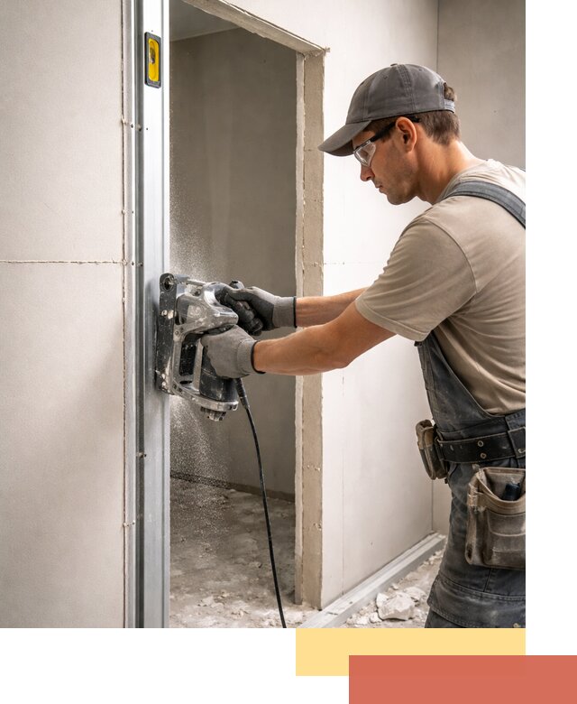 Устройство дверного проема в перегородке в чайковском