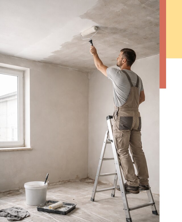 Грунтовка потолка в чайковском от 2530 руб. — быстро и недорого | ОТДЕЛОЧНИК-Чкв