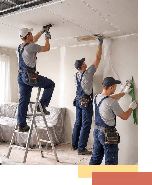 Профессиональная отделка потолка в чайковском быстро и качественно