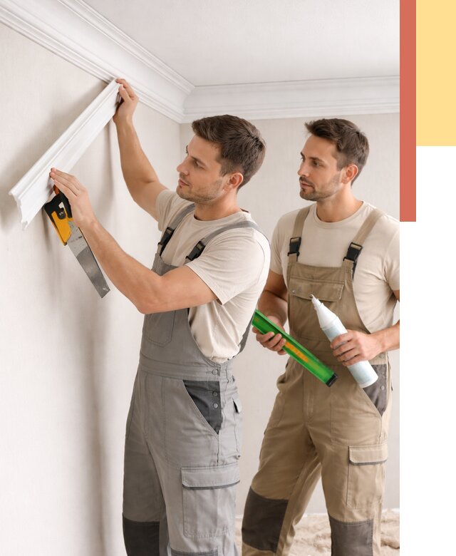 Монтаж потолочного плинтуса в чайковском от 2328 руб. — быстро и недорого | ОТДЕЛОЧНИК-Чкв